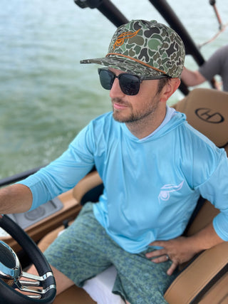 Solid Hooded Fishing Shirt